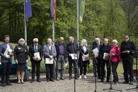 Zlati znak Zveze društev general Maister so prejeli člani Koroškega domoljubnega društva Franjo Malgaj
